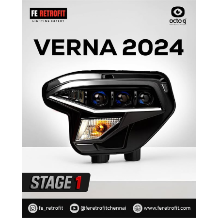 FE-RETROFIT OCTOQ HYUNDAI VERNA 2024 3X3 1.8 inch